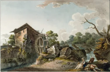 View of the Upper Mill near Montreux