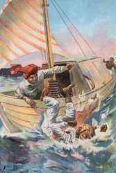 Robinson Crusoe: I toss the Moor overboard