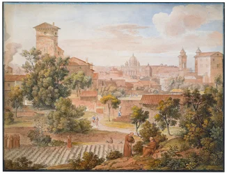 View from the Monastery of S. Isidoro towards St. Peter