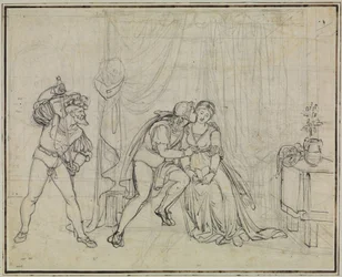 Francesca and Paolo Malatesta Surprised (Dante