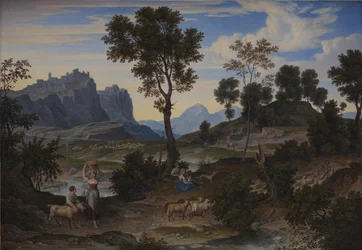 Landscape from Civitella near Olevano