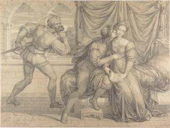 Paolo and Francesca, Surprised by Gianciotto Malatesta