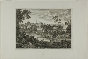 Ruins of the Palace of the Caesars, plate 18 from Roman Views