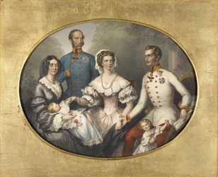 The Emperor Family of Austria, 1856
