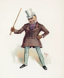Major Bagstock, illustration from 
