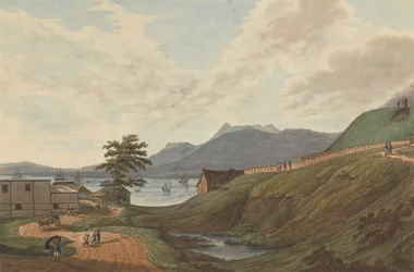 Soongey Lamou Hills Fort Marlborough, Benkulen, Sumatra, 1799