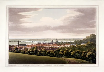 View of Greenwich, London, 1795