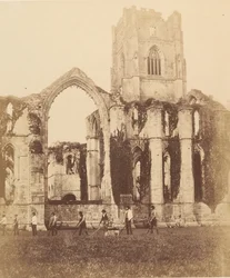 Fountains Abbey. East Window and Tower
