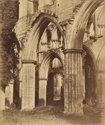 Rievaulx Abbey. Looking Across the Choir