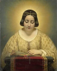 Countess de Pagès as St Catherine