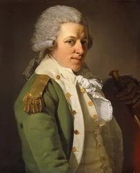 Portrait of the Artist, Half Length, Wearing a Green Jacket and Holding a Cane