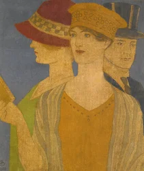 Visitors of an exhibition