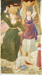 Detail from the Drunkenness of Noah, after Benozzo Gozzoli (detail)