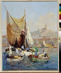 Fishermen in the Old Port of Marseille