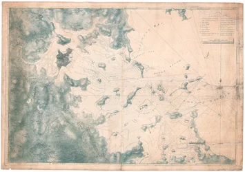 A Map of Nautical Remarks on Observations for the Chart of the Harbour of Boston
