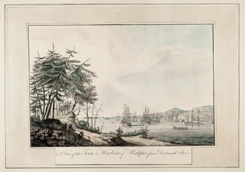 A view of the town and harbour of Halifax, from Dartmouth shore, c.1777