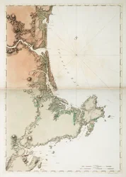 Chart of Ipswich Bay and Cape Ann, Atlantic coast of North America