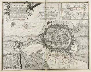Plan of the City of Douay with the Fort about 800 Rods Away on the Escarpe, Located in the County of Flanders, 7 Miles from Lille, 6 from Tournai and 6 from Cambrai, with Many Beautiful Churches