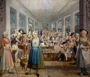 Wetter Brothers Textile Factory in Orange, Provence in 1764