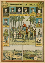 The French colonial empire, late 19th - early 20th Century