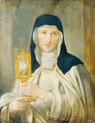 Saint Catherine with Monstrance