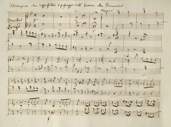 Ouverture from the score of 