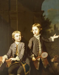Double Portrait of Henry Penruddocke Wyndham and His Brother Wandham