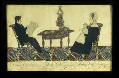 Mr. and Mrs. Daniel Otis and Child