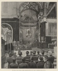 The Loss of the Victoria, Solemn Requiem Service at St John