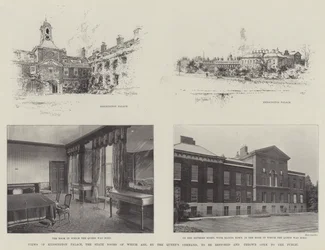 Views of Kensington Palace, the State Rooms of Which Are, by the Queen