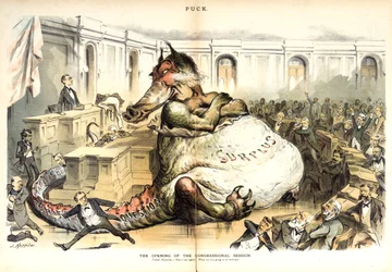 The Opening of the Congressional Session, 1887