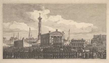 Ceremony of the Inauguration of the July Column, 1840
