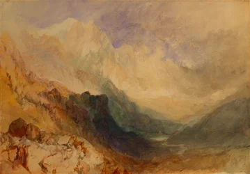 An Alpine Valley, Probably the Val d