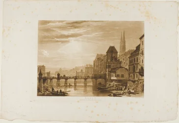 Basle, plate 5 from Liber Studiorum
