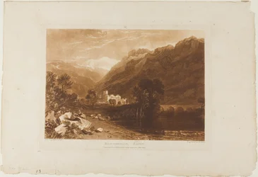 Bonneville, plate 64 from Liber Studiorum