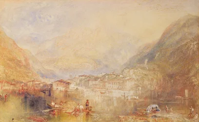 Brunnen from the Lake of Lucerne, 1845