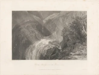 Chain Bridge over the River Tees, 1838