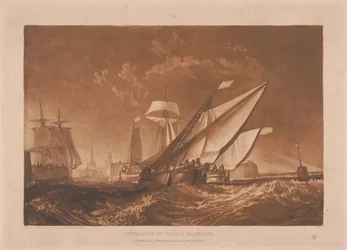 Entrance of Calais Harbour