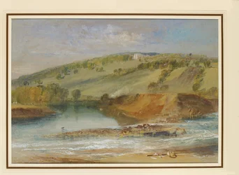 Farnley Hall, from the Junction of the Wharfe and the Washburn