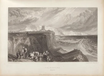 Folkstone, Kent, as bound in Picturesque Views on The Southern Coast of England