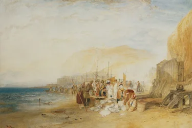 Hastings: Fish Market on the Sands, Early Morning, 1822