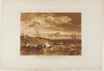 Inverary Castle and Town, plate 65 from Liber Studiorum