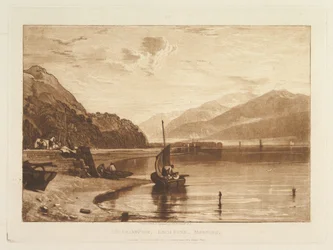 Inverary Pier, Loch Fyne, Morning, Part VII, Plate 35 from "Liber Studiorum"