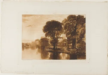 Isleworth, plate 63 from Liber Studiorum