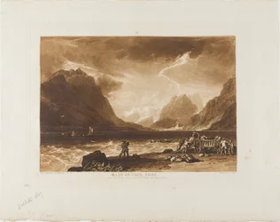 Lake of Thun, plate 15 from Liber Studiorum