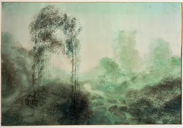 Landscape in the Fog