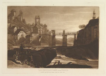 Lauffenbourgh on the Rhine, Liber Studiorum, part VI, plate 31