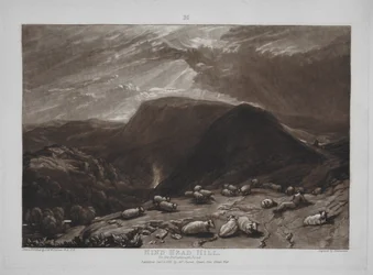 Liber Studiorum: Hind Head Hill on the Portsmouth Road