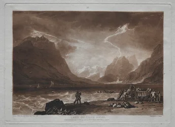 Liber Studiorum: Lake of Thun, Swiss