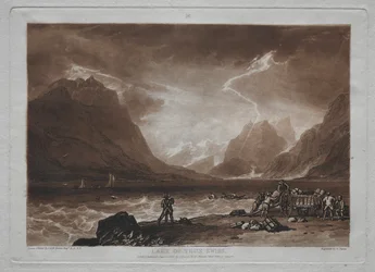 Liber Studiorum: Lake of Thun, Swiss